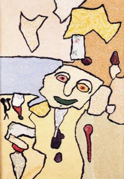 Figure Artwork by Gaston Chaissac