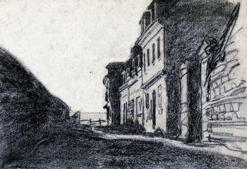 Houses by the Sea Artwork by Claude Oscar Monet