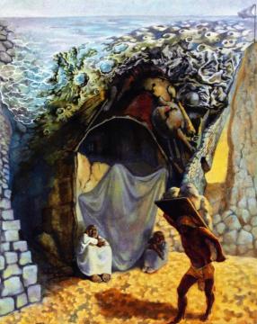 Allegorical Composition Artwork by Pavel Tchelitchew