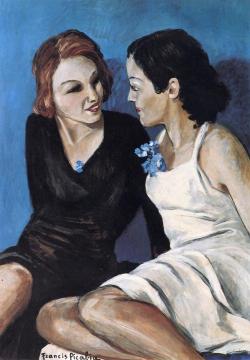 Two Women with Flowery Corsages Artwork by Francis Picabia