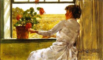 Summer Evening Artwork by Frederick Childe Hassam