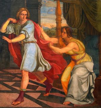 Joseph And The Wife Of Potiphar Artwork by Philipp Veit