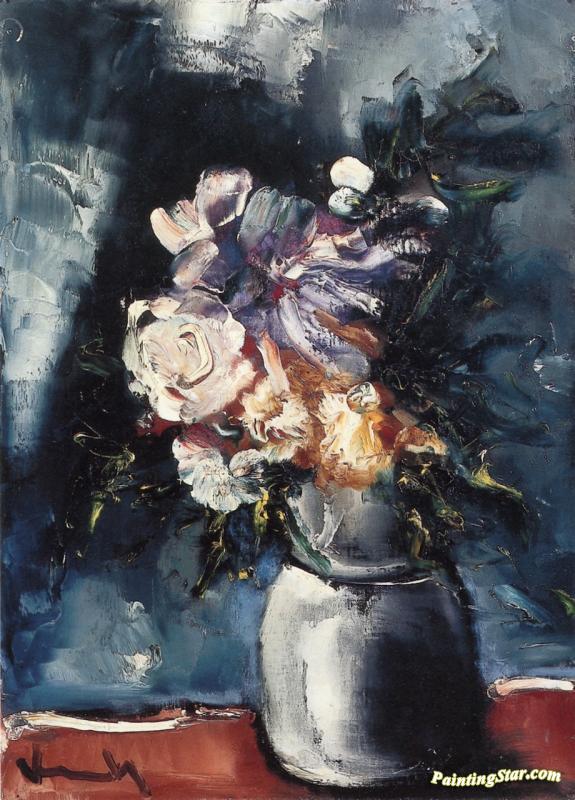 Vase Of Flowers Artwork by Maurice De Vlaminck