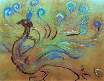 Peacock Artwork by Stanislaw Wyspianski