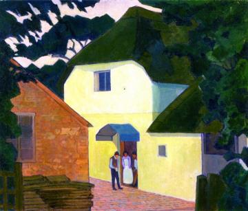 Caller at the Mill Artwork by Robert Bevan