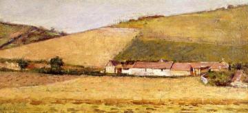 Farm Among Hills Artwork by Theodore Robinson