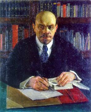 Lenin In His Office In The Kremlin Artwork by Igor Grabar