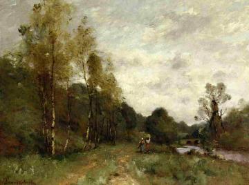 Banks Of The River Artwork by Paul-Desire Trouillebert