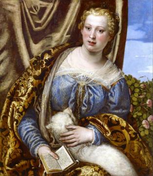 Portrait Of A Lady As Saint Agnes Artwork by Paolo Veronese