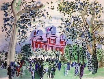 The Weighing In At Deauville Artwork by Raoul Dufy