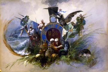 Trans-caspian Railway Album Cover Artwork by Nikolai Nikolaevich Karazin