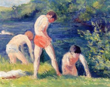 Bathers Artwork by Maximilien Luce