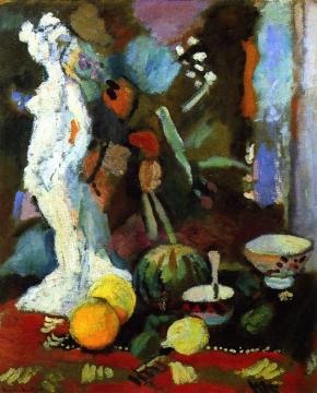 Still LIfe with a Plaster Figure Artwork by Henri Matisse