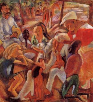 The Good Samaritans Artwork by Jules Pascin