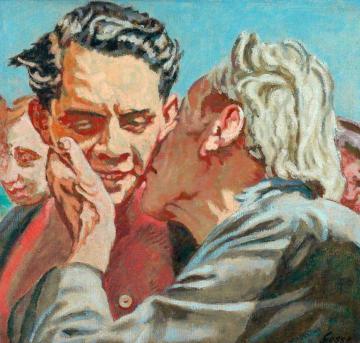 L'accolade Artwork by Laura Sylvia Gosse