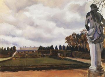 Versailles Park in autumn Artwork by Zinaida Serebriakova
