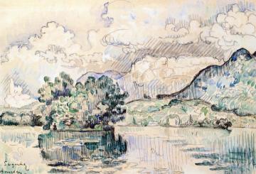 Lake Annecy Artwork by Paul Signac