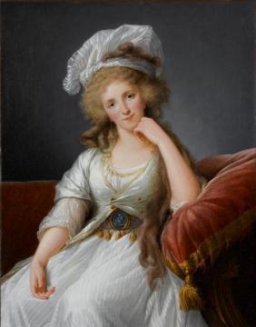 Luisa Maria Adelaida de Bourbon Artwork by Elisabeth Vigee Le Brun