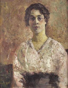 Portrait Of A Woman Artwork by Marcel Dyf