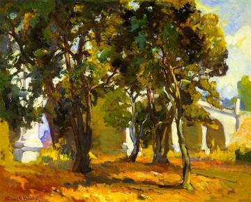 La Loma Bridge, Pasadena Artwork by Franz Bischoff