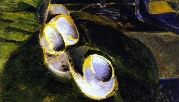 Abstract Still Life with Cups Artwork by Alfred Henry Maurer