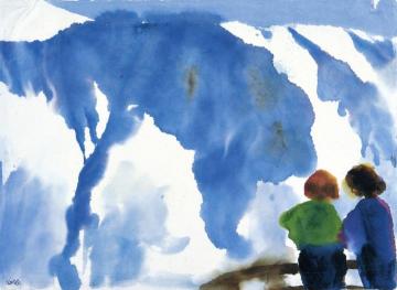 Highlands Landscape Artwork by Emil Nolde