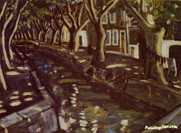 La Roubine à Graveson Artwork by Auguste Chabaud