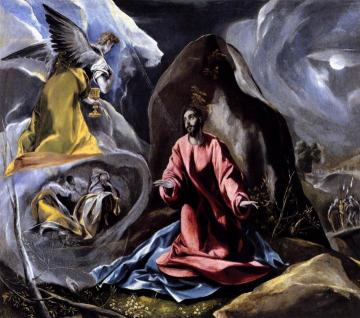 The Agony in the Garden Artwork by El Greco