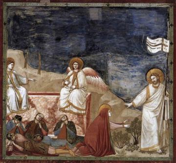 Scenes From The Life Of Christ: 21. Resurrection (noli Me Tangere) (cappella Scrovegni (arena Chapel), Padua) Artwork by Giotto di Bondone