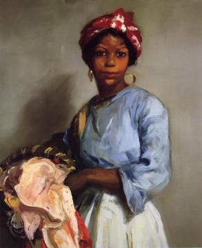 The Laundress Artwork by Robert Henri