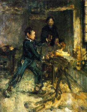 Study For The Young Sabot Maker Artwork by Henry Ossawa Tanner