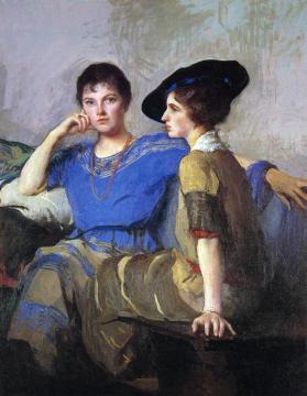 The Sisters Artwork by Edmund Tarbell