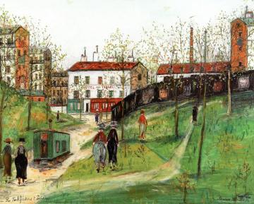 The Fortifications of Paris Artwork by Maurice Utrillo