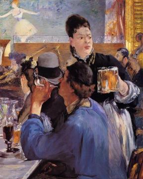 Corner in a Cafe-Concert Artwork by Edouard Manet