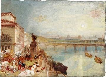 Paris from the Barrière de Passy Artwork by Joseph Mallord William Turner