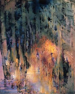 Bayou Scene Artwork by Alice Ravenel Huger Smith