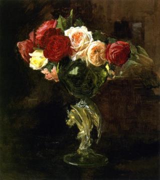 Roses Artwork by Joaquin Sorolla y Bastida