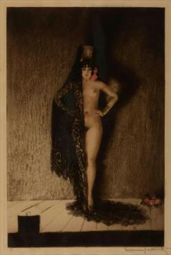 Conchita Artwork by Louis Icart