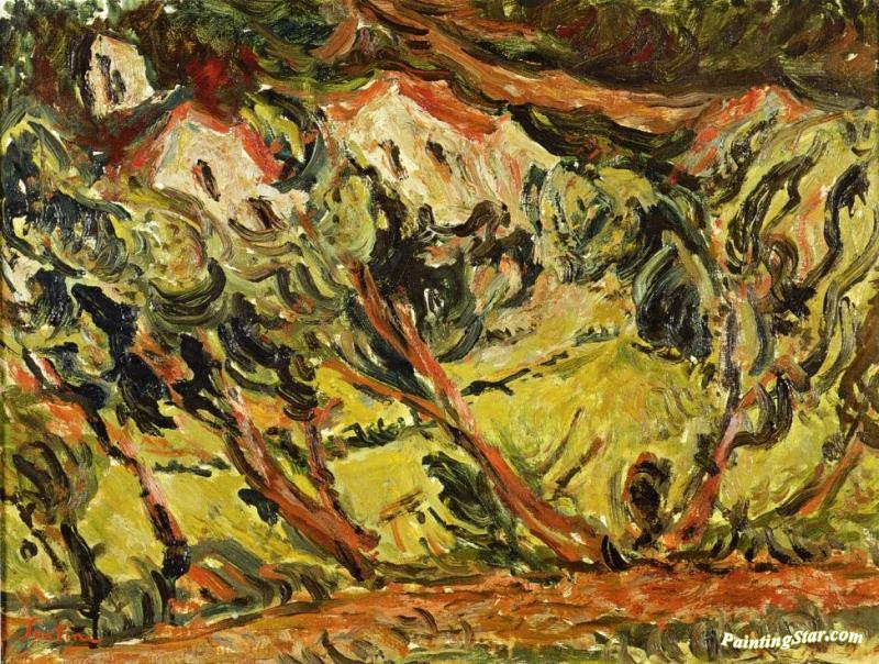 Ceret Landscape Artwork by Chaim Soutine