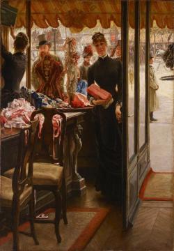 The Shop Girl Artwork by James Tissot