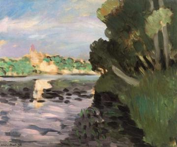 Banks of the Seine at Vétheuil Artwork by Henri Matisse