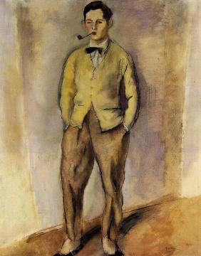 Portrait of Jean Oberle Artwork by Jules Pascin