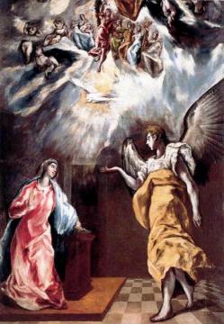Annunciation Artwork by El Greco