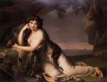 Lady Hamilton as Ariadne Artwork by Elisabeth Vigee Le Brun