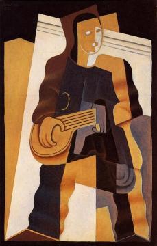 Pierrot Artwork by Juan Gris