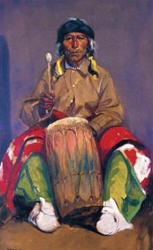 Deguito Roybal, San Ildefonso Pueblo Artwork by Robert Henri