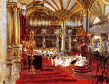 Sketch For The Coronation Of King William I At Königsberg Artwork by Adolph von Menzel