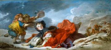 Winter Artwork by Jean Honore Fragonard
