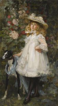 Portrait of a Girl Artwork by Sir James Jebusa Shannon