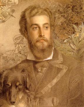 Portrait Of Cyril Flower, Lord Battersea Artwork by Anthony Frederick Sandys